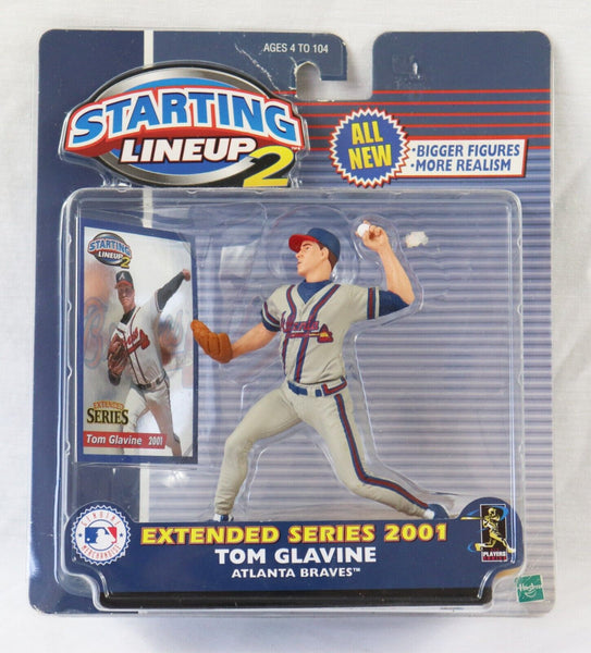 VINTAGE SEALED 2001 Starting Lineup SLU Figure Tom Glavine Braves