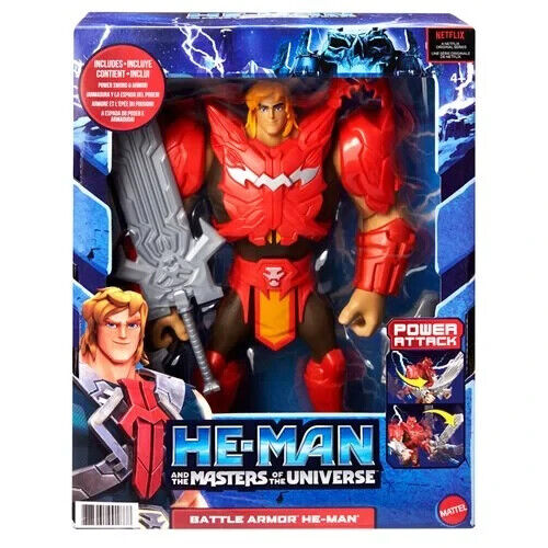 SEALED 2022 Masters of the Universe Power Attack He Man Deluxe Action Figure