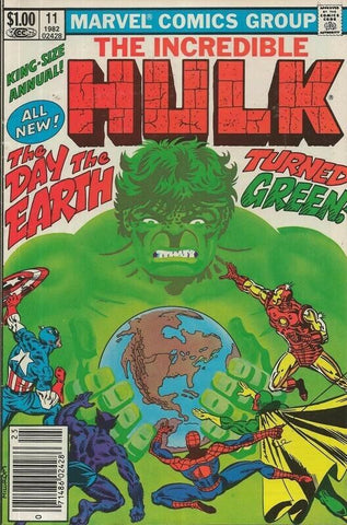 Incredible Hulk Annual #11 ORIGINAL Vintage 1982 Marvel Comics 