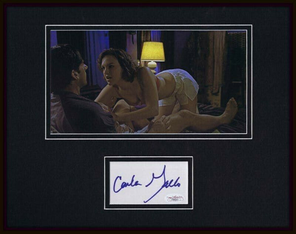 Carla Gallo Signed Framed 11x14 Photo Display JSA 40 Year Old Virgin