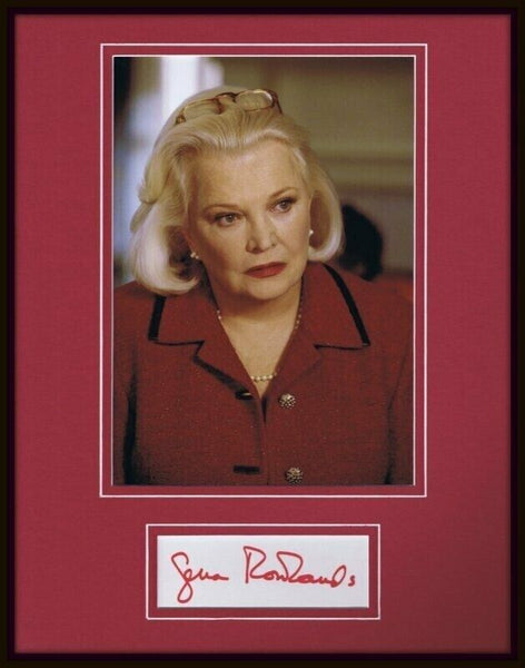 Gena Rowlands Signed Framed 11x14 Photo Display JSA The Notebook