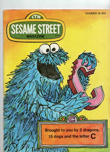 VINTAGE 1972 Sesame Street Magazine #16 Cookie Monster