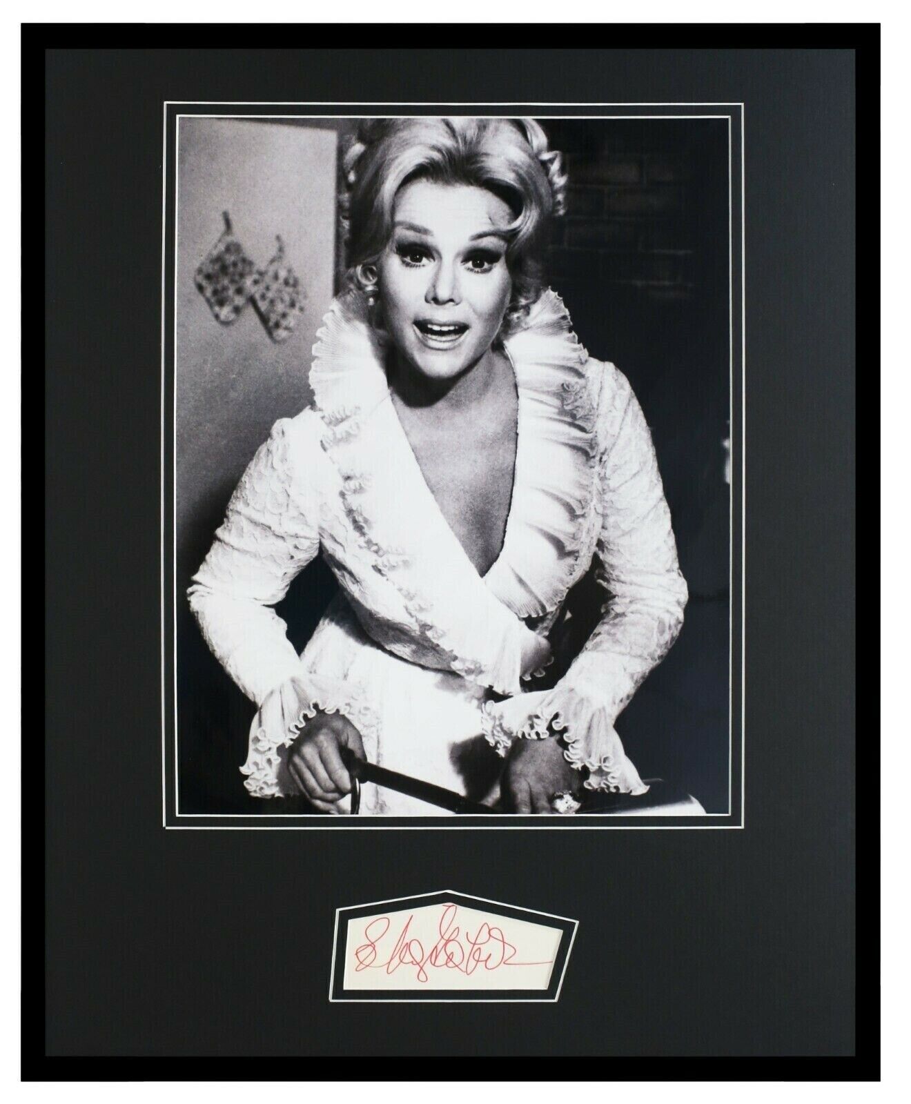 Eva Gabor Signed Framed 16x20 Photo Poster Display JSA Green Acres