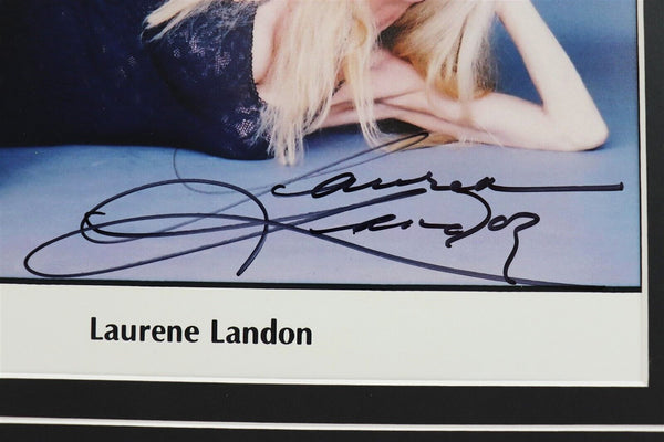 Laurene Landon Signed Framed 11x14 Photo Display AW 