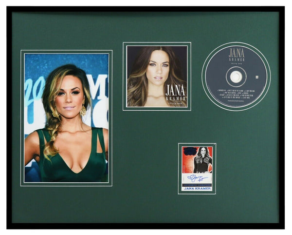 Jana Kramer Signed Framed 16x20 Photo & Thirty One CD Display PANINI