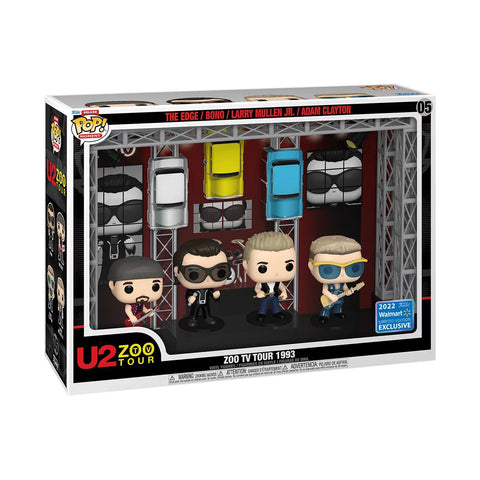 NEW SEALED 2022 Funko Pop Moments 1993 U2 Zoo Tour Set Walmart Exclusive