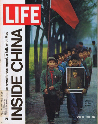 ORIGINAL Vintage Life Magazine April 30 1971 Inside China