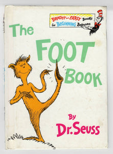 VINTAGE 1993 Dr Seuss The Foot Book Children's Hardcover Book