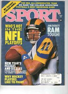 Jan 1990 Sport Magazine Jim Everett Rams