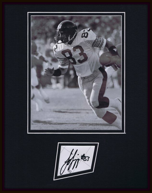 Louis Lipps Signed Framed 11x14 Photo Display Steelers