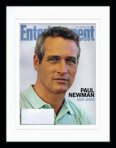 Paul Newman 11x14 Framed ORIGINAL 2008 Entertainment Weekly Memorial Cover