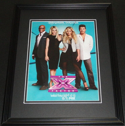 The X Factor 2012 Framed 11x14 ORIGINAL Vintage Advertisement Britney Spears