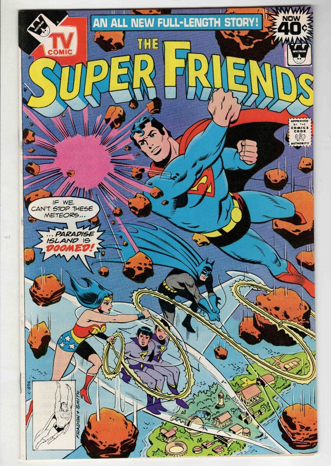 Super Friends #15 VINTAGE 1978 DC Comics Whitman Variant Superman Batman