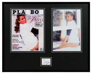 Vanna White Signed Framed 16x20 Photo Set Wheel of Fortune 