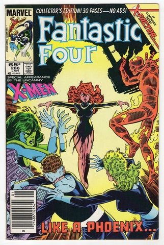 Fantastic Four #286 VINTAGE 1986 Marvel Comics Return of Jean Grey Newsstand