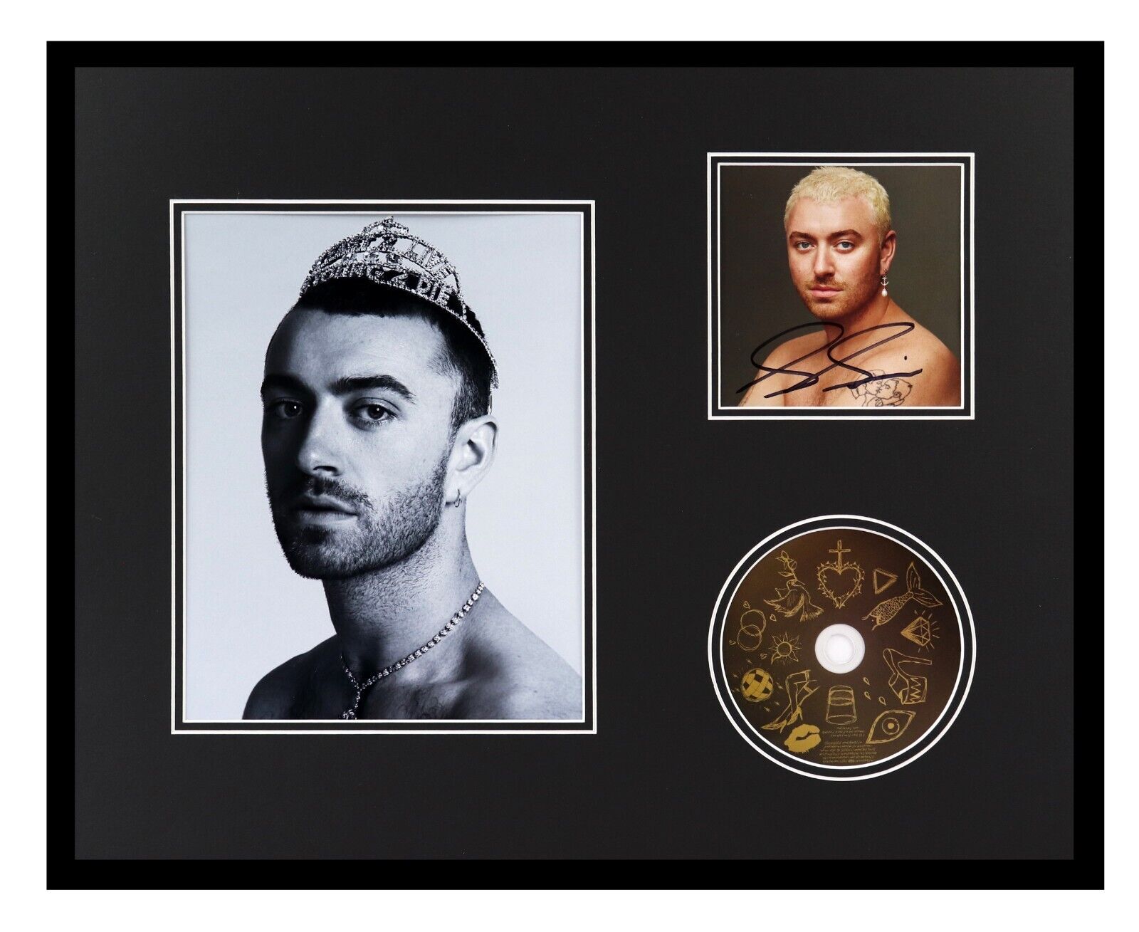 Sam Smith Signed Framed 16x20 CD & Photo Display