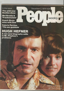 People Weekly Magazine December 2 1974 Hugh Hefner Barbi Benton 