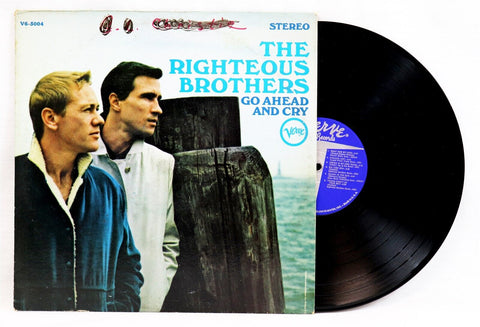 VINTAGE Righteous Brothers Go Ahead and Cry LP Vinyl Record Album V65004