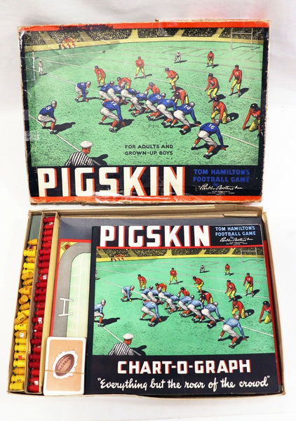 VINTAGE 1946 Parker Brothers Tom Hamilton Pigskin Football Board Game