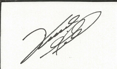 Vince Gill Signed 3x5 Index Card Country Star