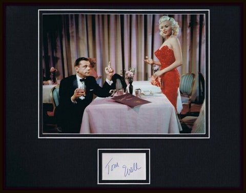 Tom Ewell Signed Framed 11x14 Photo Display w/ Jayne Mansfield