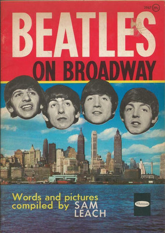 ORIGINAL Vintage 1964 Whitman Beatles on Broadway Magazine