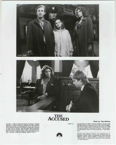 VINTAGE 1988 The Accused Jodie Foster Kelly McGillis 8x10 Press Photo