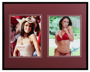 Jenn Sterger Signed Framed 16x20 Photo Set AW Florida State FSU Cowgirl D