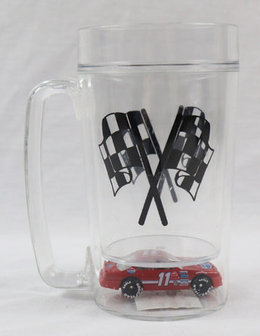 VINTAGE Bill Elliott Plastic Mug w/ Diecast Car Base