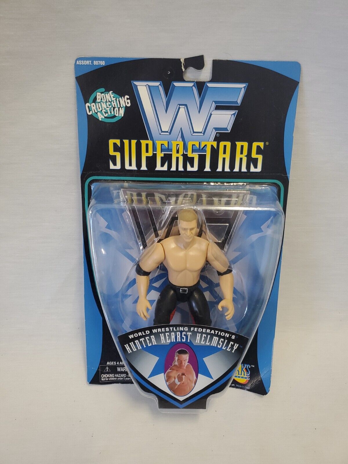 VINTAGE Jakks WWF Superstars 6 HHH Hunter Hearst Helmsley Wrestling Figure