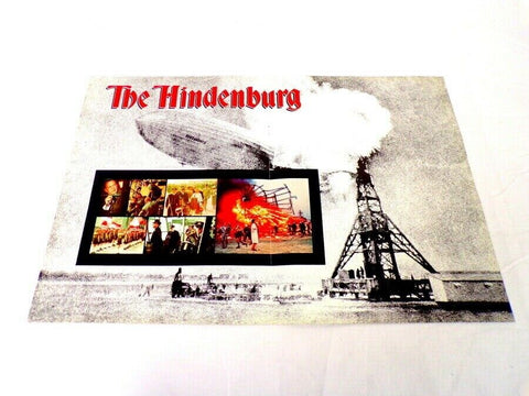 ORIGINAL Vintage 1975 The Hindenburg 12x18 Industry Ad Poster George C Scott