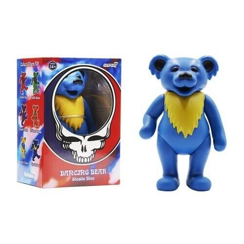 NEW SEALED 2022 Super7 Grateful Dead Dancing Bear Figure Complete Set of 6