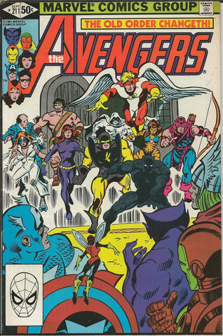 Avengers #211 ORIGINAL Vintage 1981 Marvel Comics 