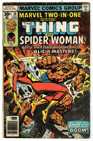 Marvel Two in One #30 ORIGINAL Vintage 1977 Marvel Comics 3rd App Spider Woman