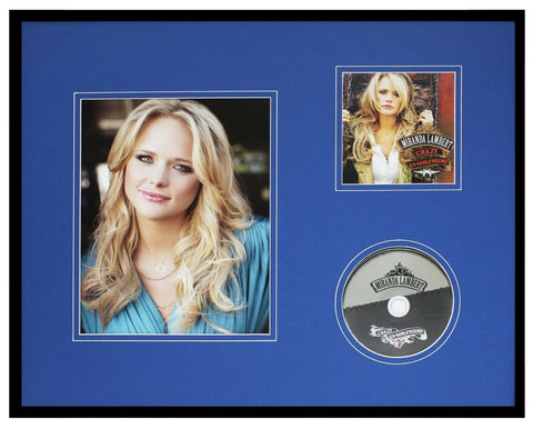 Miranda Lambert Framed 16x20 Crazy Ex Girlfriend CD & Photo Display