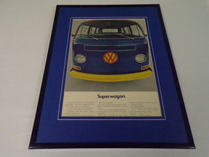 1968 Volkswagen VW Superwagon Framed 11x14 ORIGINAL Advertisement