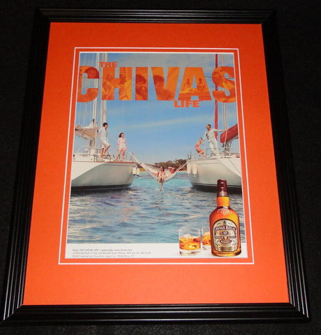 2005 Chivas Regal Scotch Whisky Framed 11x14 ORIGINAL Advertisement