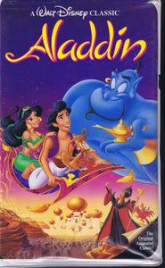 VINTAGE Disney Aladdin VHS Cassette Robin Williams