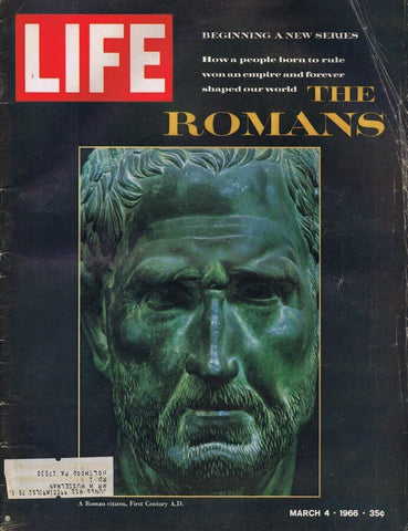 ORIGINAL Vintage Life Magazine March 4 1966 The Romans