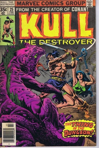 Kull the Destroyer #25 ORIGINAL Vintage 1978 Marvel Comics GGA