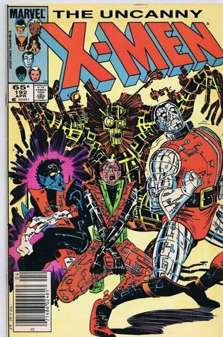 X Men #192 ORIGINAL Vintage 1985 Marvel Comics Newsstand