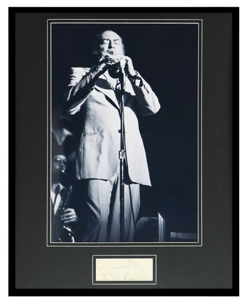 Woody Herman Signed Framed 16x20 Photo Display 