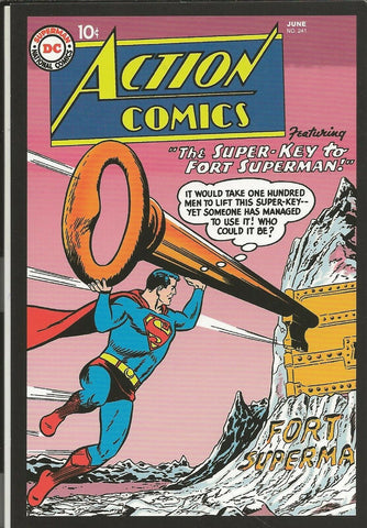 Action Comics #241 1958 4x5" Cover Postcard 2010 DC Comics Superman