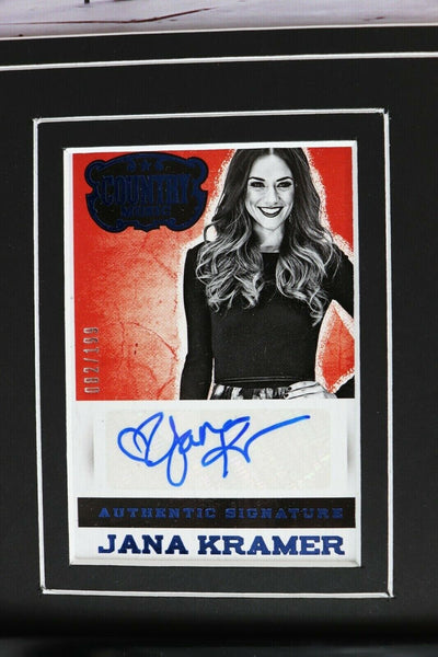 Jana Kramer Signed Framed 16x20 Photo Set PANINI One Tree Hill