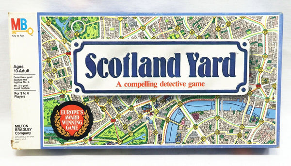 VINTAGE COMPLETE 1985 Milton Bradley Scotland Yard Board Game