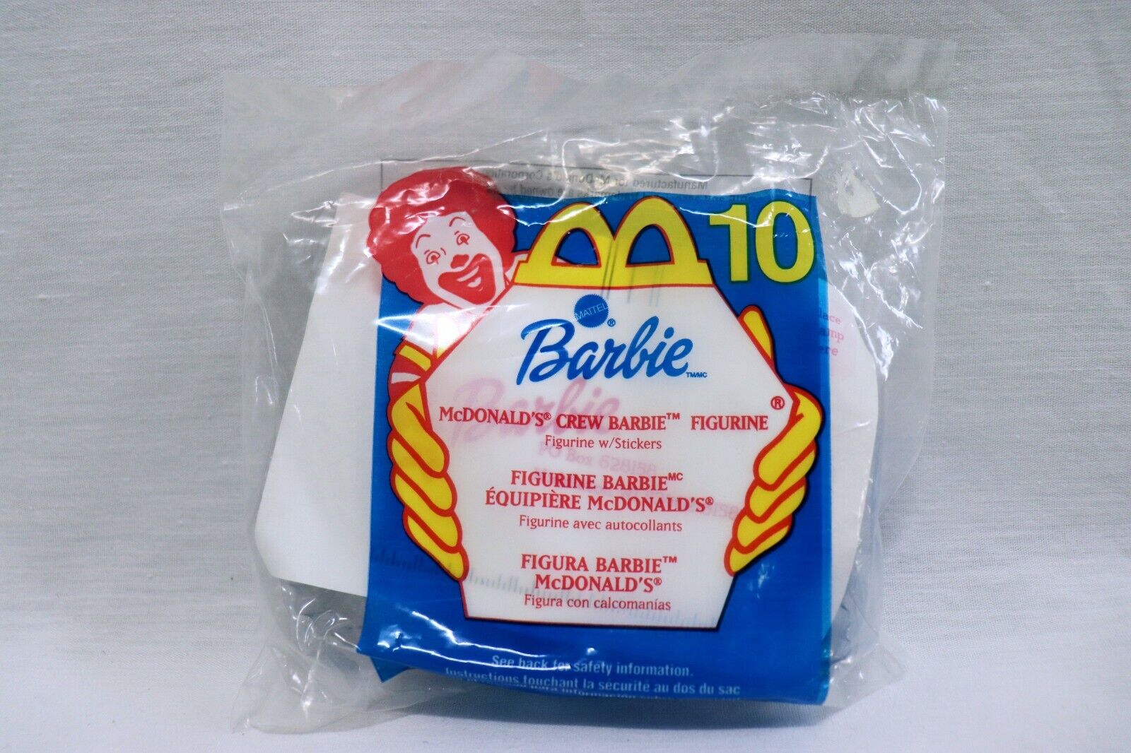 VINTAGE SEALED 2000 McDonald's Crew Barbie Doll