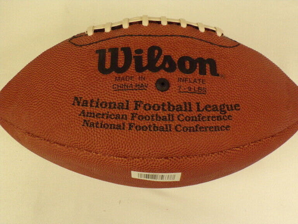 Sonny Bishop Signed Full Size Wilson NFL Football Oilers '62 Texans Fresno State