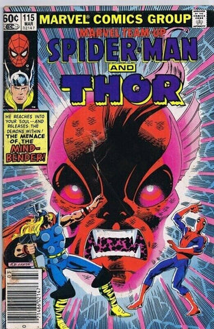 Marvel Team Up #115 ORIGINAL Vintage 1982 Thor 