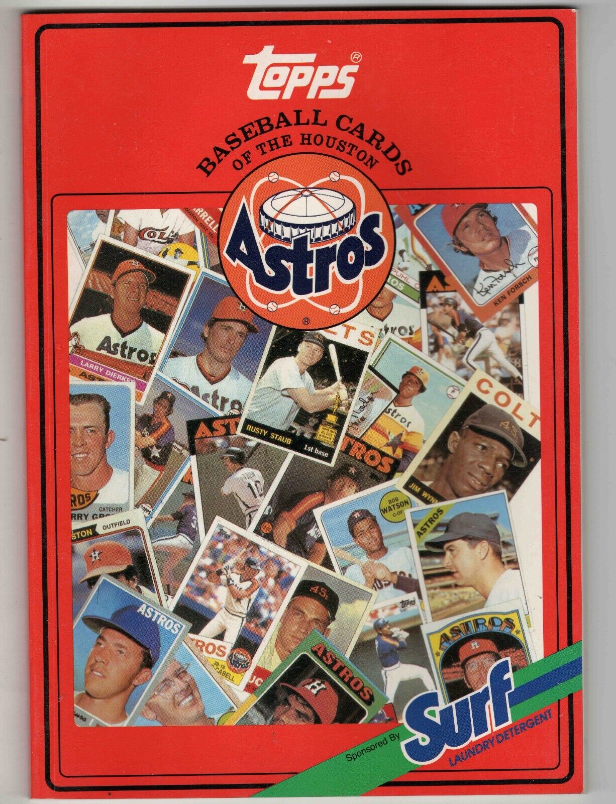 VINTAGE 1987 Surf Laundry Topps Baseball Card Houston Astros Book