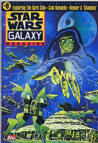 ORIGINAL Vintage Summer 1996 Star Wars Galaxy Magazine #8